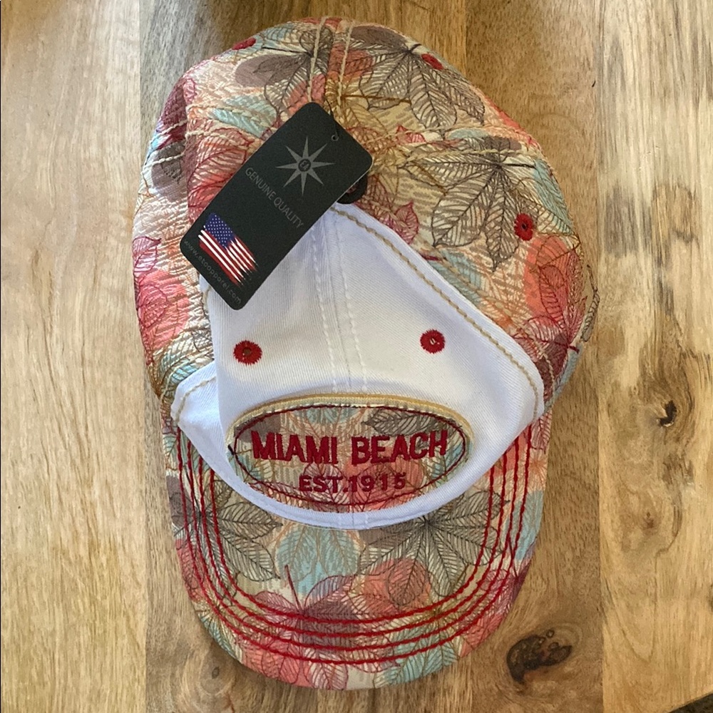 Colorful Miami Beach Cap